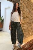 The Scamp Leopard Demi Bloom Pant Olive